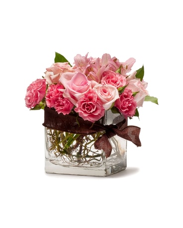 Blushing Pink Flower Arrangement
